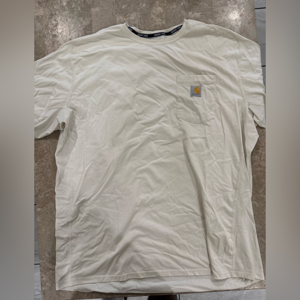Carhartt Off-White Relaxed Fit T-Shirt